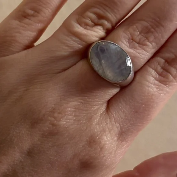 Vintage Nicky Butler Sterling Silver Rutilated Quartz Statement Ring Size 8 - Picture 1 of 10